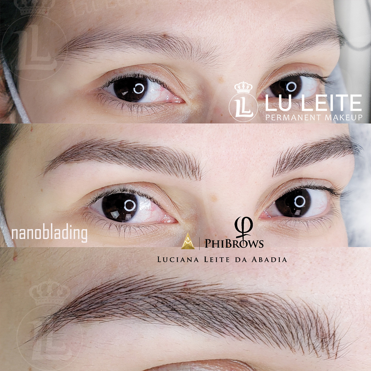Nanoblading fio a fio hiper realista