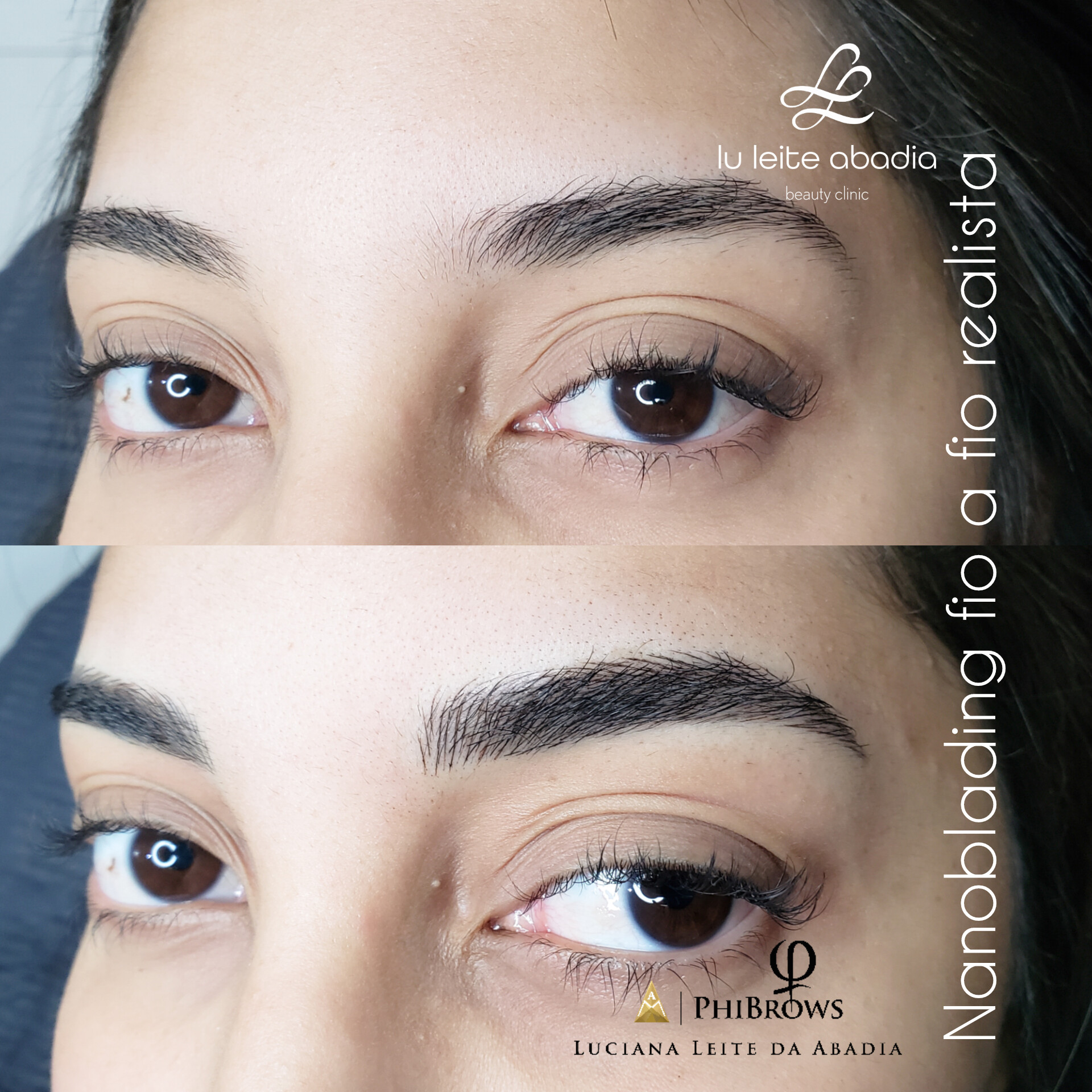 Procedimento de fio a fio realista pela Artista Lu Leite