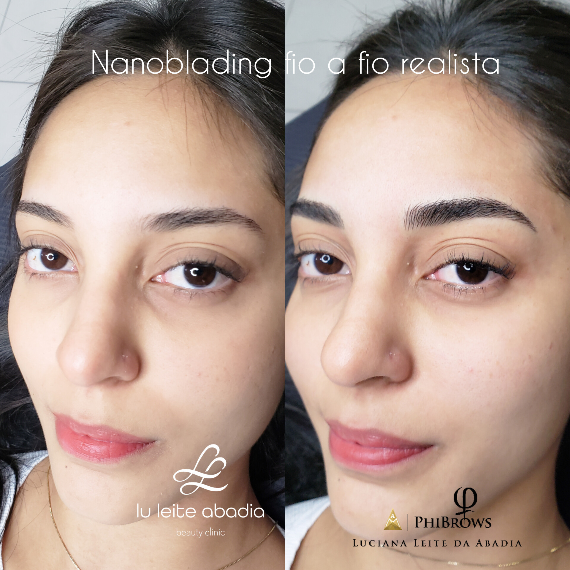 Procedimento de fio a fio realista pela Artista Lu Leite