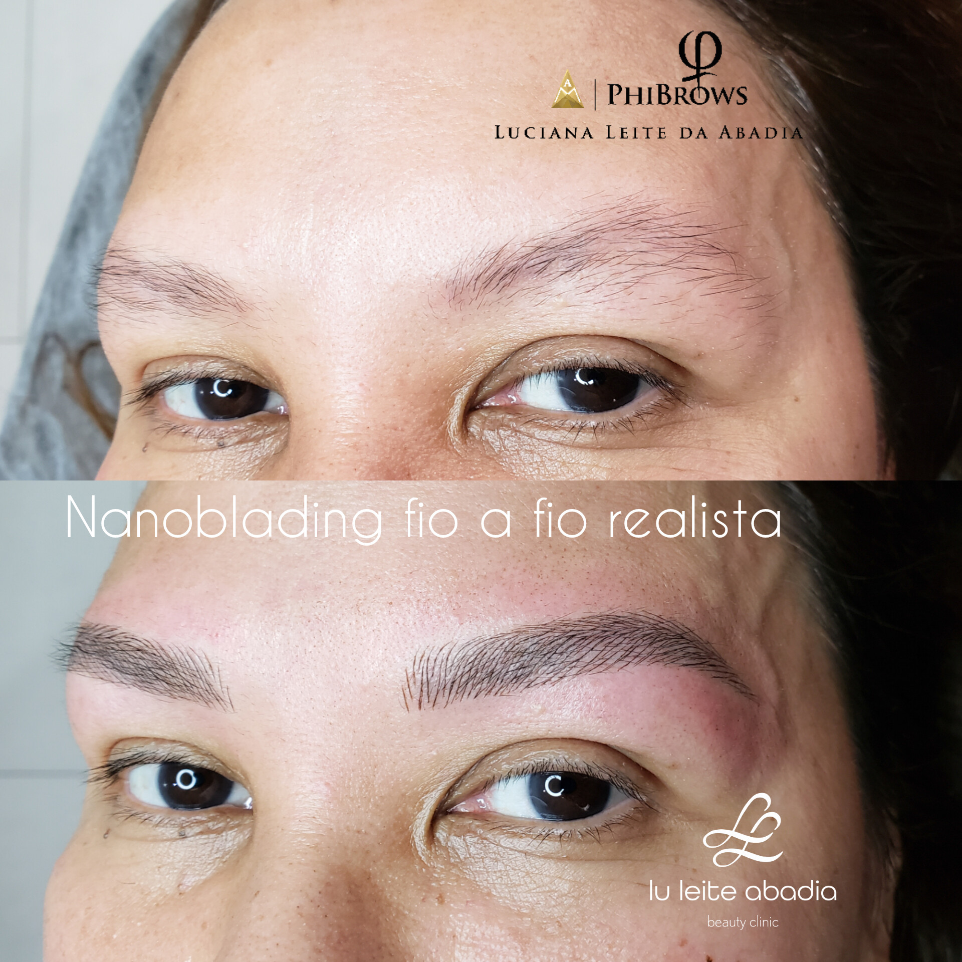 Procedimento de fio a fio realista pela Artista Lu Leite