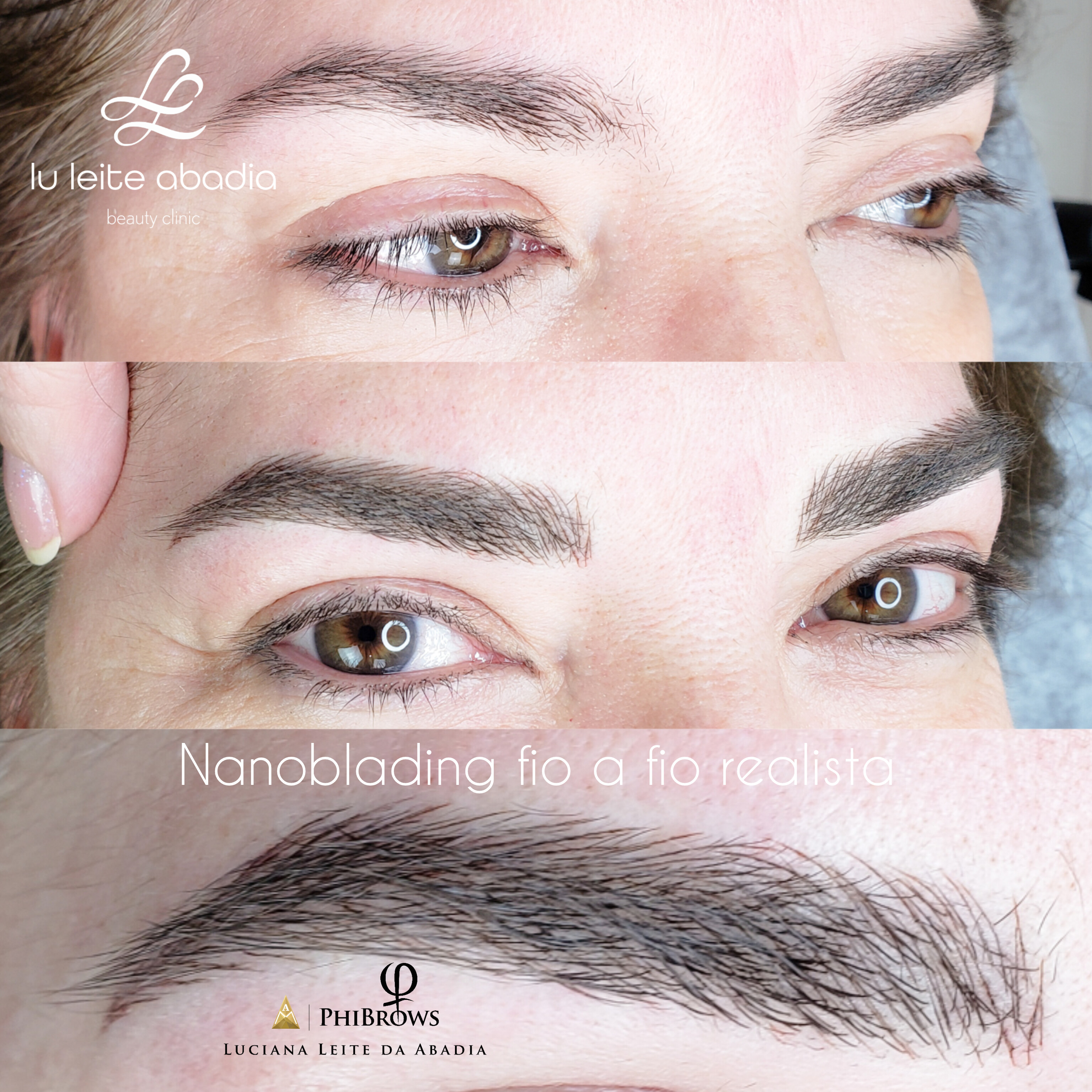Nanoblading fio a fio hiper realista